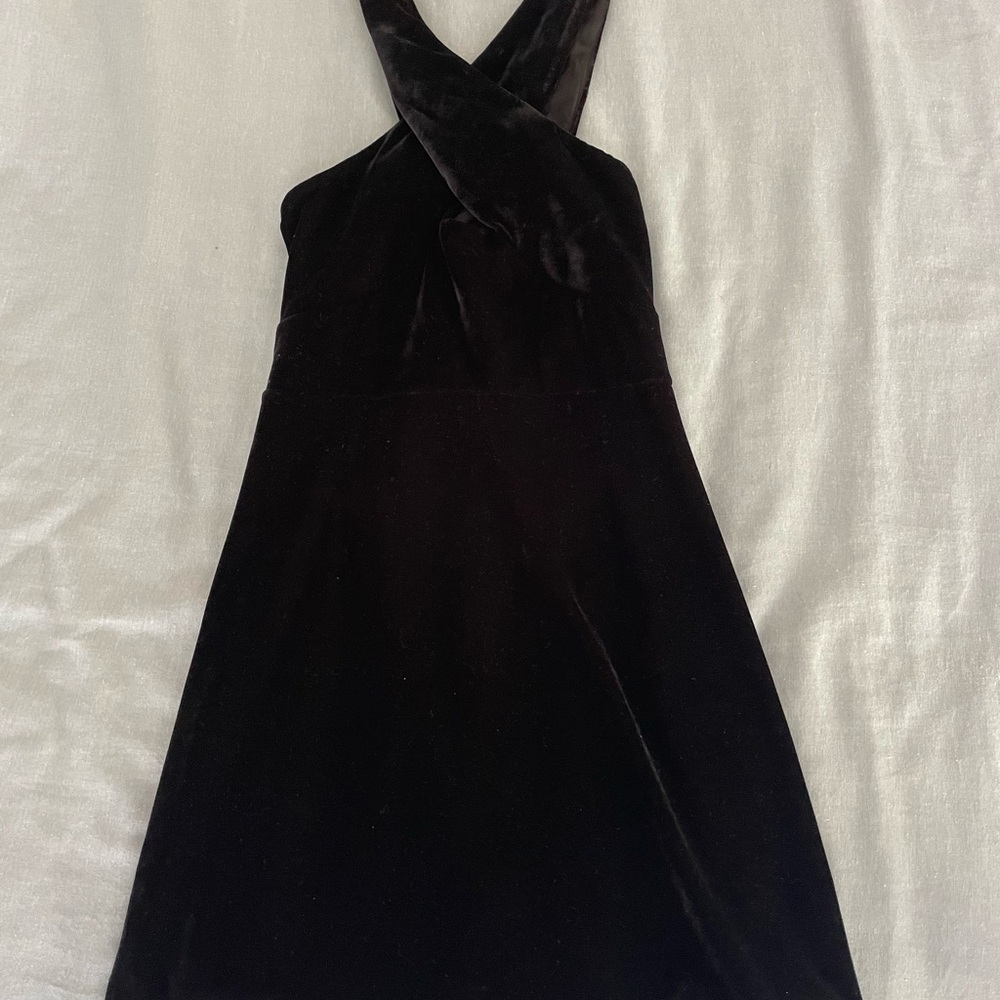 NBD Black Velvet Dress for Cocktail Nights